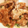 saki1010's cooksnap of when they made ♡ウマウマ鶏皮♡.