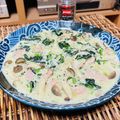料理男子部🍻's cooksnap of when they made 簡単☆鮭とほうれん草のチーズリゾット♩.