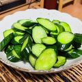 料理男子部🍻's cooksnap of when they made ごま油香る白だし味の胡瓜の浅漬け.