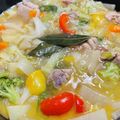 料理男子部🍻's cooksnap of when they made 風邪と戦う！鶏と野菜のビタミンスープ.