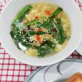 在宅勤務のおじさん's cooksnap of when they made ニラ玉とろみスープ.