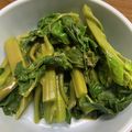 Magumilk54's cooksnap of when they made お庭のツルムラサキで☆簡単お浸し.