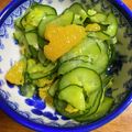 ♡やままゆ☆'s cooksnap of when they made きゅうりとみかんの酢の物.