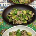 猫のミイヤ's cooksnap of when they made 夏野菜と豚バラのカレー炒め.