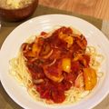 てきもき's cooksnap of when they made 簡単ツナとしめじのトマトパスタ♡.