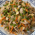 ふぅ＆かず's cooksnap of when they made 豚とキノコのポン酢柚子胡椒炒め.
