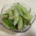 papikun's cooksnap of when they made 白だしでジャンボきゅうりの浅漬け.