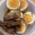 ほぉちゃんMama's cooksnap of when they made ゆで卵がメインに！肉巻きゆで卵.
