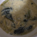 クック00Q0QZ☆'s cooksnap of when they made 小松菜と卵の中華風黒酢スープ.