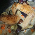 クックA78K58☆'s cooksnap of when they made 簡単な手羽先と茄子煮込み.