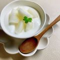 いなばっくす☆'s cooksnap of when they made ✿甘くてジュ～シ～✿間違い梨ヨーグルト.