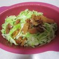 きらり流れ星's cooksnap of when they made 焼鳥缶とキャベツ、ブロッコリのレンジ蒸し.