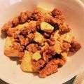 ねこのガストン's cooksnap of when they made ごはん泥棒♫豆腐とひき肉のピリ辛炒め.