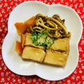 チェックのミニくま's cooksnap of when they made 厚揚げとなめこ・人参の煮物♪.
