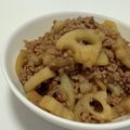 はーっち's cooksnap of when they made 常備菜、レンコンと挽き肉の甘酢炒め。.