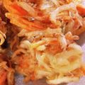 こずっぺ's cooksnap of when they made 米粉でサッパリ　野菜のかきあげ（夏編）.