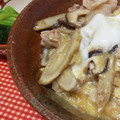 ゆしゅな's cooksnap of when they made 椎茸の旨味で☆豚バラとごぼうの卵とじ丼.