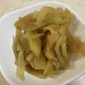 papikun's cooksnap of when they made スイカの皮のお漬物.