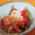 ｅｋ４'s cooksnap of when they made おくらトマトみぞれ和え.