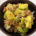 らん໒꒱'s cooksnap of when they made 簡単！旨い！アボカドと納豆の塩昆布ナムル.