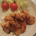 precious☆'s cooksnap of when they made 鶏むね肉のハニーマスタード焼き.