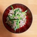 クック8ZEZ6S☆'s cooksnap of when they made 鶏皮ときゅうりのナムル風サラダ.