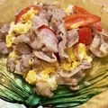 ねみねみ's cooksnap of when they made トマブタ炒め.