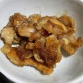 クックpu's cooksnap of when they made れぽ34♡カリカリ鶏皮甘辛揚げ♡簡単.