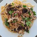 Poochcook's cooksnap of when they made きのことベーコンの和風バター醤油パスタ.