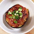 もにゃっこ's cooksnap of when they made ✿丸茄子のニンニク味噌田楽✿.