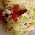 raira雷's cooksnap of when they made 簡単　タコとセロリのパスタ.
