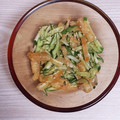 アクセル☆'s cooksnap of when they made お揚げとキュウリの和え物.