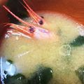 あざらし子1992's cooksnap of when they made ✿海老頭の味噌汁✿.