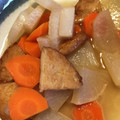 かずくん☆'s cooksnap of when they made 大根、にんじんとさつま揚げの煮物.
