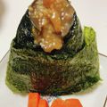 りんとも♡'s cooksnap of when they made なすの味噌炒めのおにぎり.