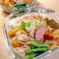 YUH♡ママ's cooksnap of when they made 鶏もも肉とじゃがいものバジル炒め♪.