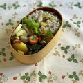 yesmama's cooksnap of when they made ガリと塩昆布のおにぎり♪.