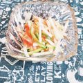 ﾁｲﾁｬﾝﾏﾏ's cooksnap of when they made 大根、山芋、きゅうりの明太子サラダ.