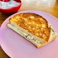ねっちゃんっ's cooksnap of when they made ポテサラ★ホットサンド.