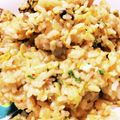こま1018's cooksnap of when they made 簡単♡豚キムチチャーハン.