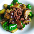 のんぴ☆♪'s cooksnap of when they made ☼なすとピーマンとひき肉のオイスター炒め.
