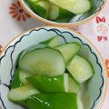 赤い電話's cooksnap of when they made 幼児もバクバク！きゅうりの漬物！.