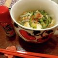 ひっこ's cooksnap of when they made ゴーヤーとお豆腐☆卵とじお味噌汁.