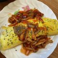 クック49L4Ho☆'s cooksnap of when they made 竹輪・キャベツのオムレツ包み♪.