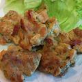 Yuuko7i's cooksnap of when they made 低糖質☆大豆粉で豚こま肉の青じそピカタ.