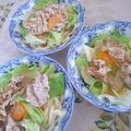 まりゆりひろこ's cooksnap of when they made 豚しゃぶサラダ冷やしうどん.