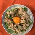 caruga's cooksnap of when they made 簡単♡サラダチキンとオニオンスライス♡.