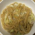 かおり♡♡♡'s cooksnap of when they made 春キャベツとツナの豆乳クリームパスタ.