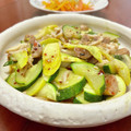 Superlittleboo's cooksnap of when they made ズッキーニとウインナーの簡単炒め.