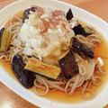 めいとうシェフ's cooksnap of when they made 揚げナスと薬味のおろしそば.